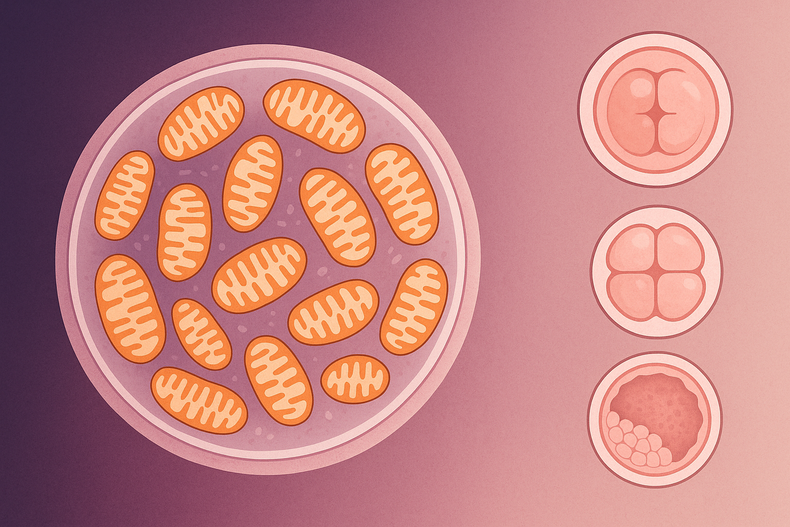 Митохондриите: Ключът към качеството на яйцеклетките и успешното ембрионално развитие